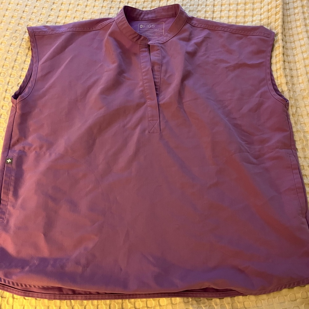 Figs Rafaela Oversized Top (L): Lilac Dawn